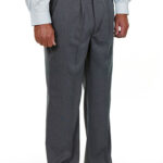 Men's Elastic Waist Trousers with Side Zips Vat Relief