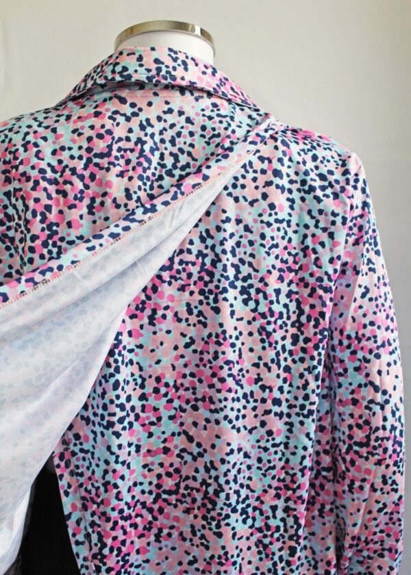 Melissa Petal Back Long Sleeve Polo - Pink Aqua VAT Relief