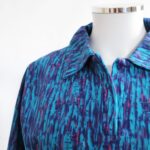 Tanya Petal Back Long Sleeve Polo - Blue VAT Relief