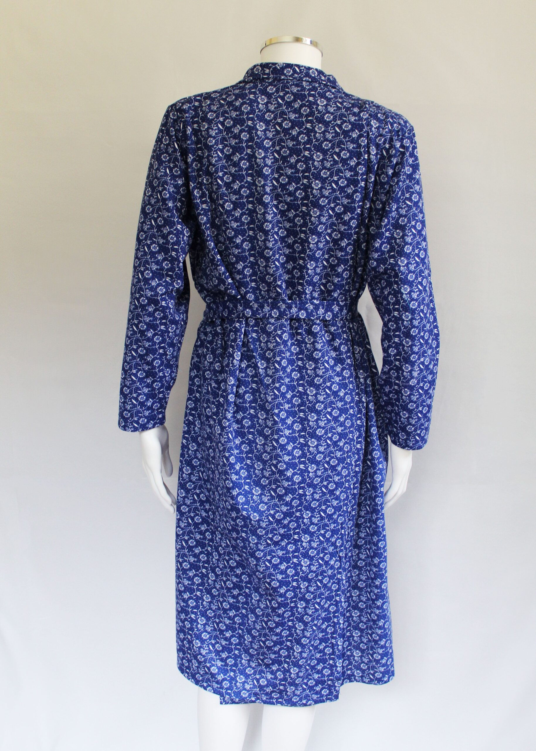 Tessa Petal Back Long Sleeve Dress - Blue Floral VAT Relief