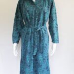 Ella Petal Back Long Sleeve Dress - Green Tuile VAT Relief