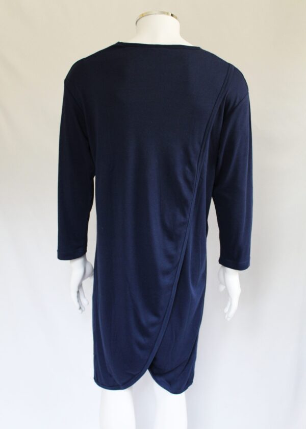 Petal Back Long Sleeve Open Back Nightshirt (Choice of colours) - VAT Relief
