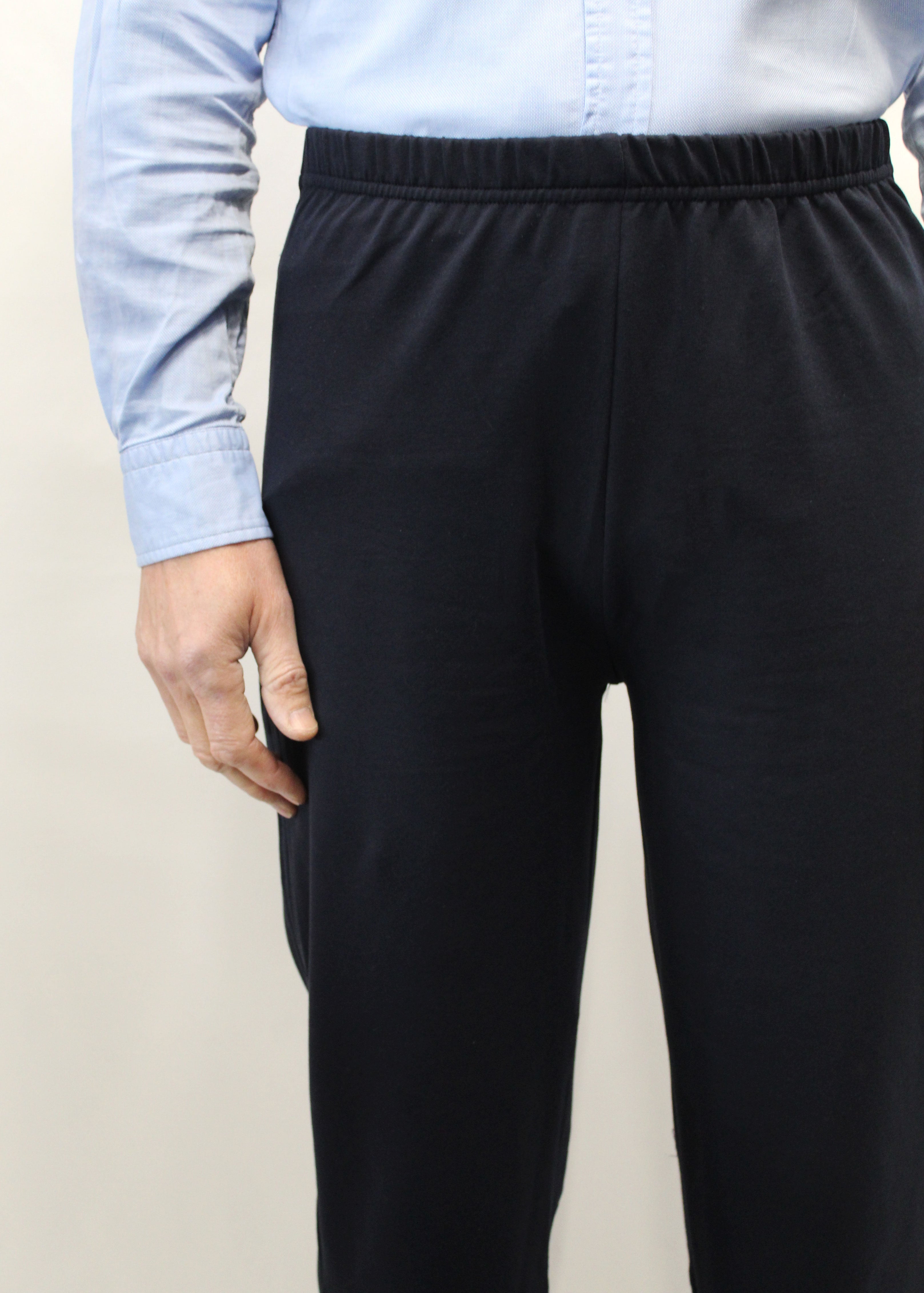 Men’s Tracksuit Bottoms with full side zips Adaptawear