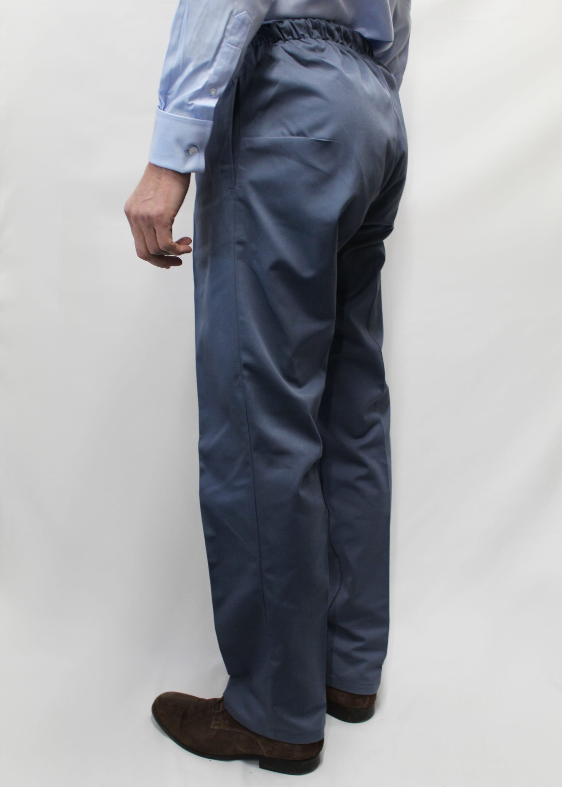 Men's Lightweight Elastic Waist Pull-On Chino Style Trousers