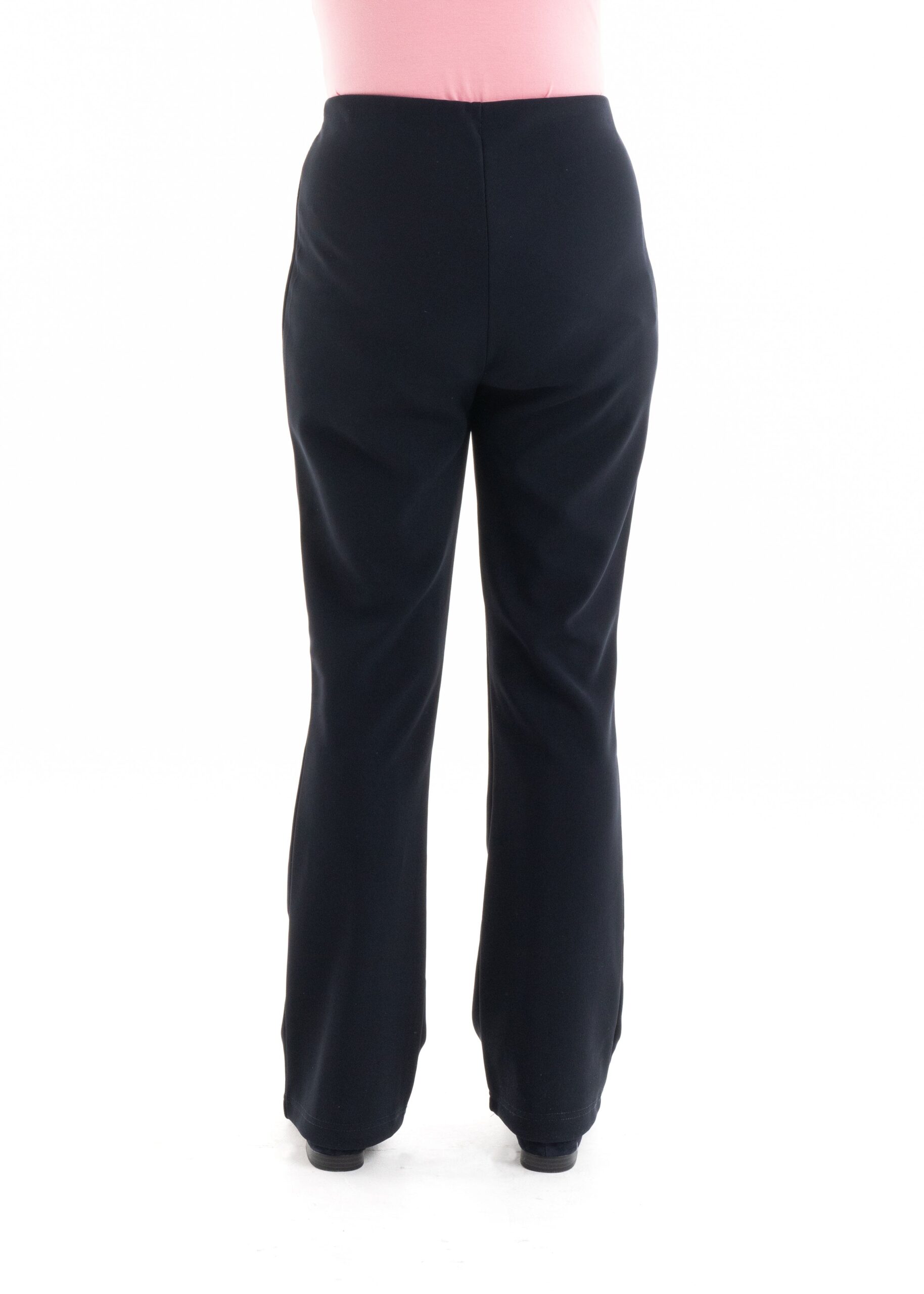 Women's Elastic Waist Ribbed Trousers - SAVE