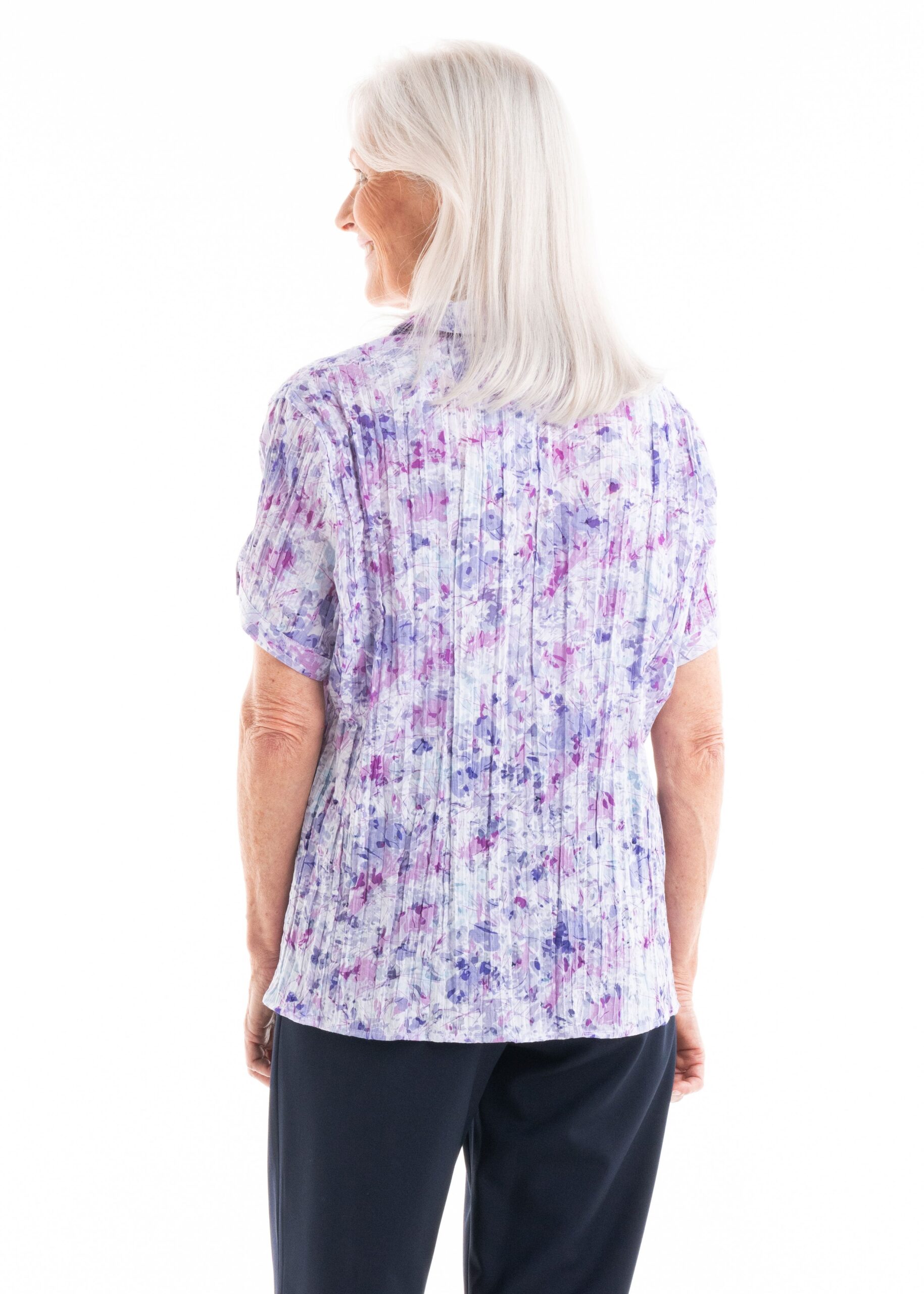 Janie Short Sleeve Shirt with velcro