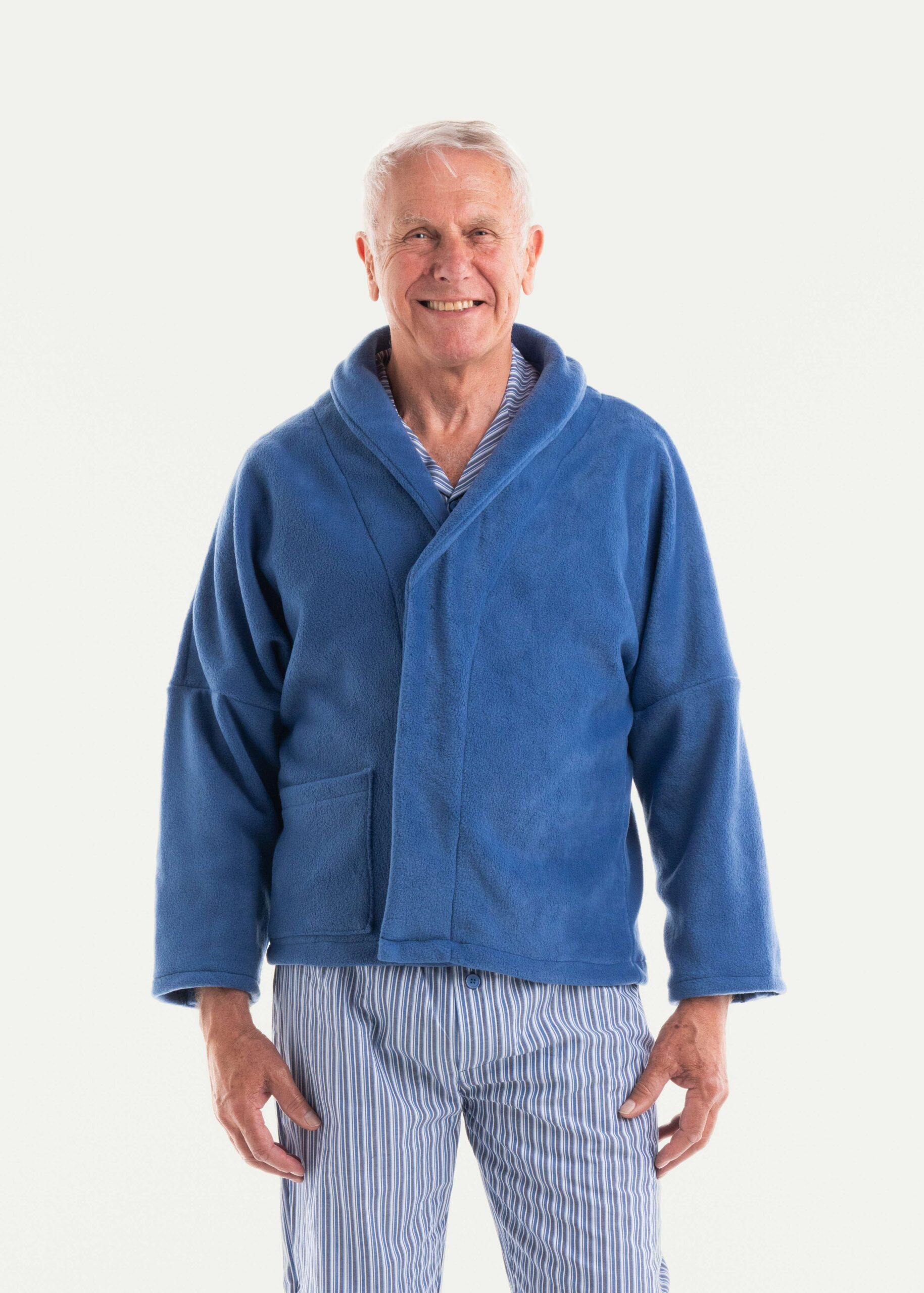 Adaptawear Men’s Fleecy Bed Jacket