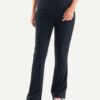 Women's Elastic Waist Ribbed Trousers - SAVE