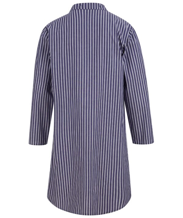 Men's Striped Cotton Nightshirt - Stanley