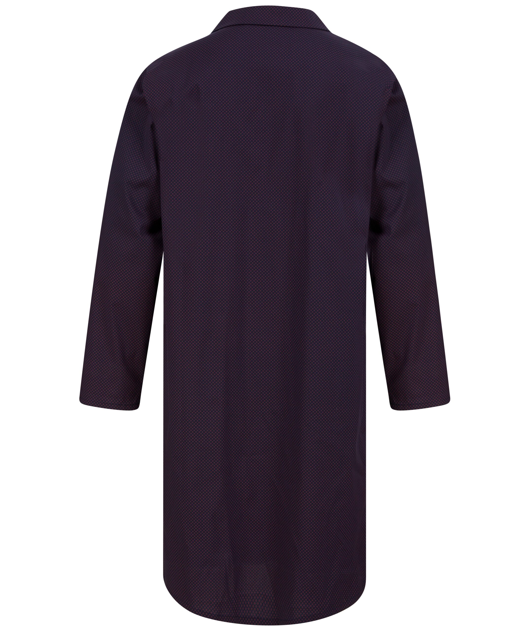 Men's Long Sleeve Cotton Nightshirt - Arthur