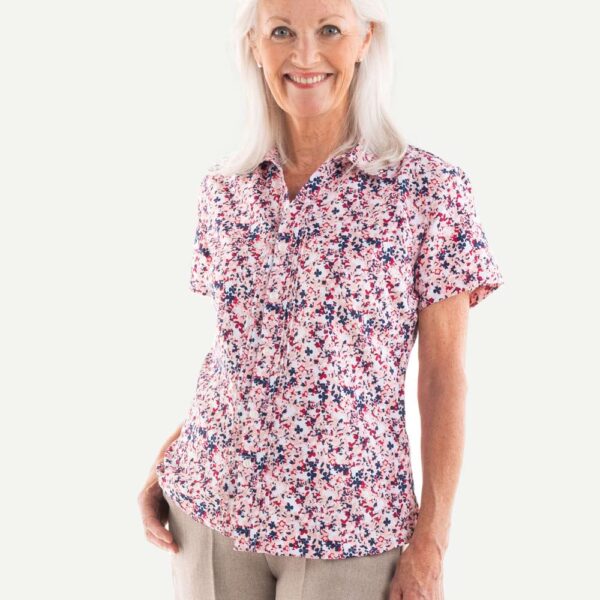 Annie Short Sleeve Shirt with velcro VAT Relief