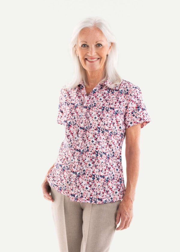 Annie Short Sleeve Shirt with velcro VAT Relief