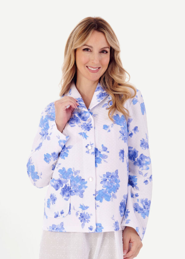 Women's Quilted Bed Jacket - Eliza