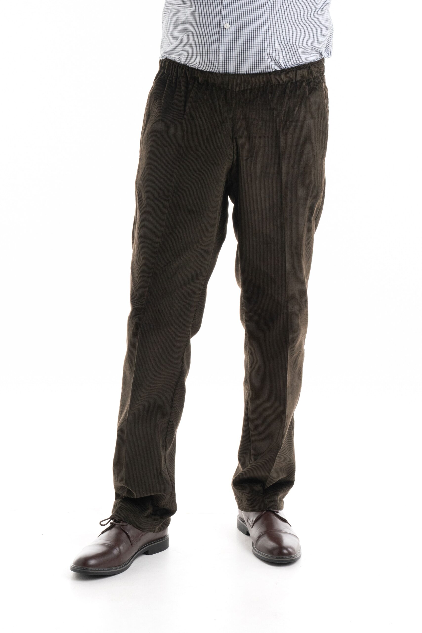 Men's Elasticated Waist Pull-On Trousers Cords – Adaptawear