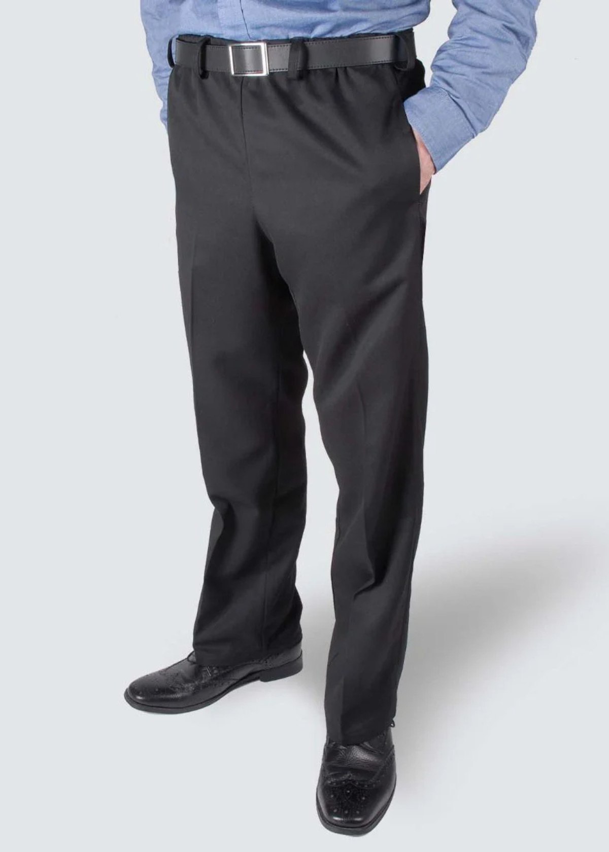 Men’s Formal Trousers with Elasticated Waist