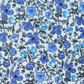 Blue/Ivory/Violet/Sage