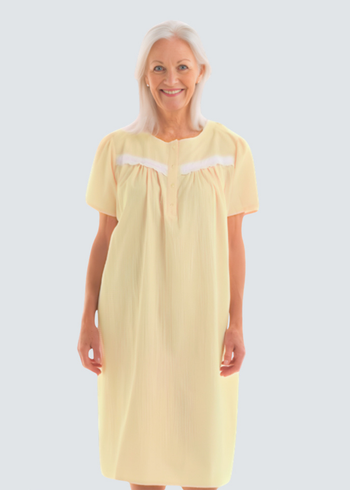 Iona Shoulder & Back Fully-Opening Nightie