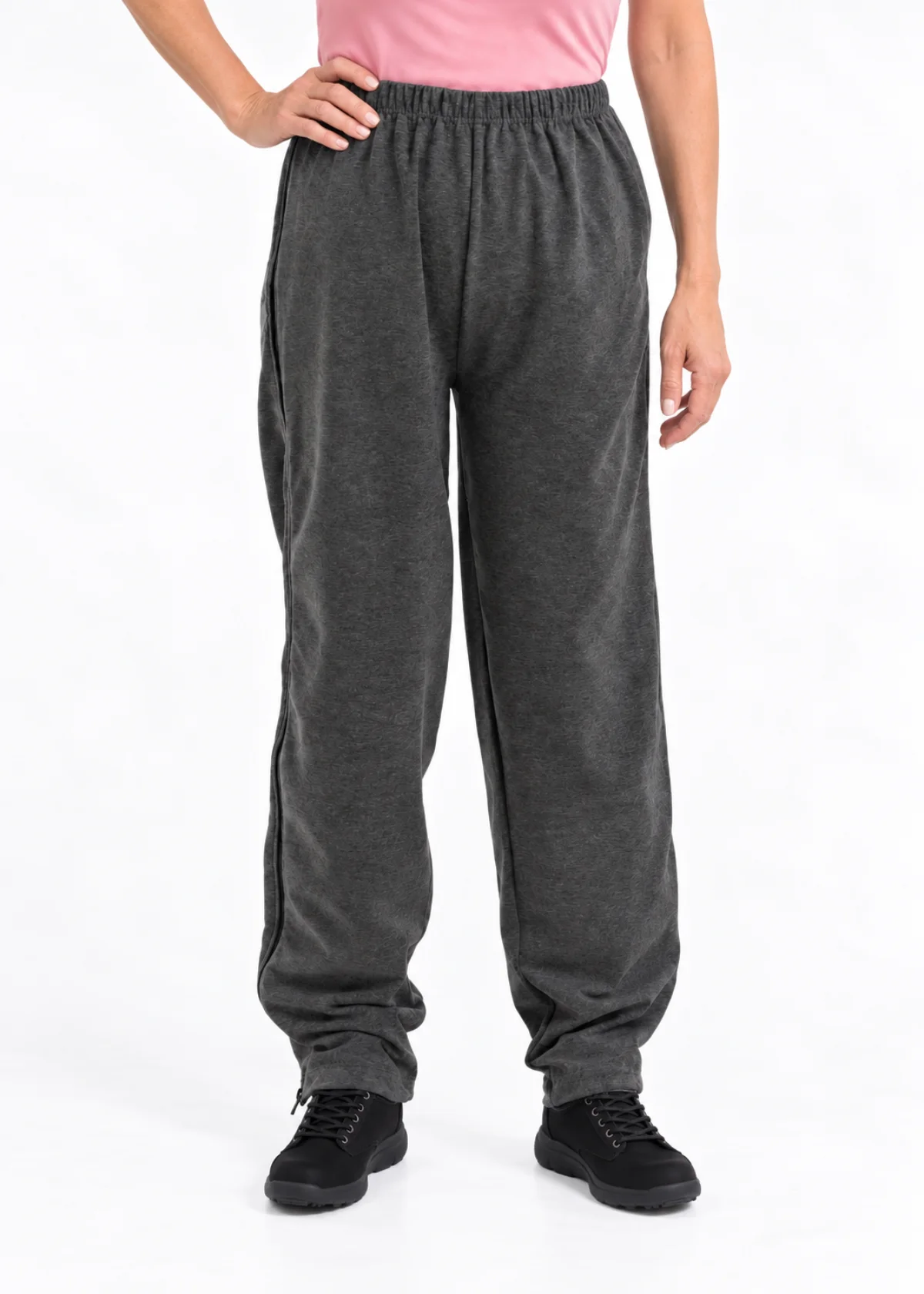 Women's Tracksuit Bottoms with full side zips